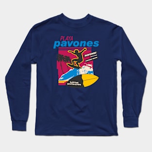 playa pavones Surf Long Sleeve T-Shirt